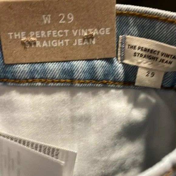 NWT | Madewell The Perfect Vintage Straight Distressed Denim Westanna Wash Sz 29 - Picture 7 of 8